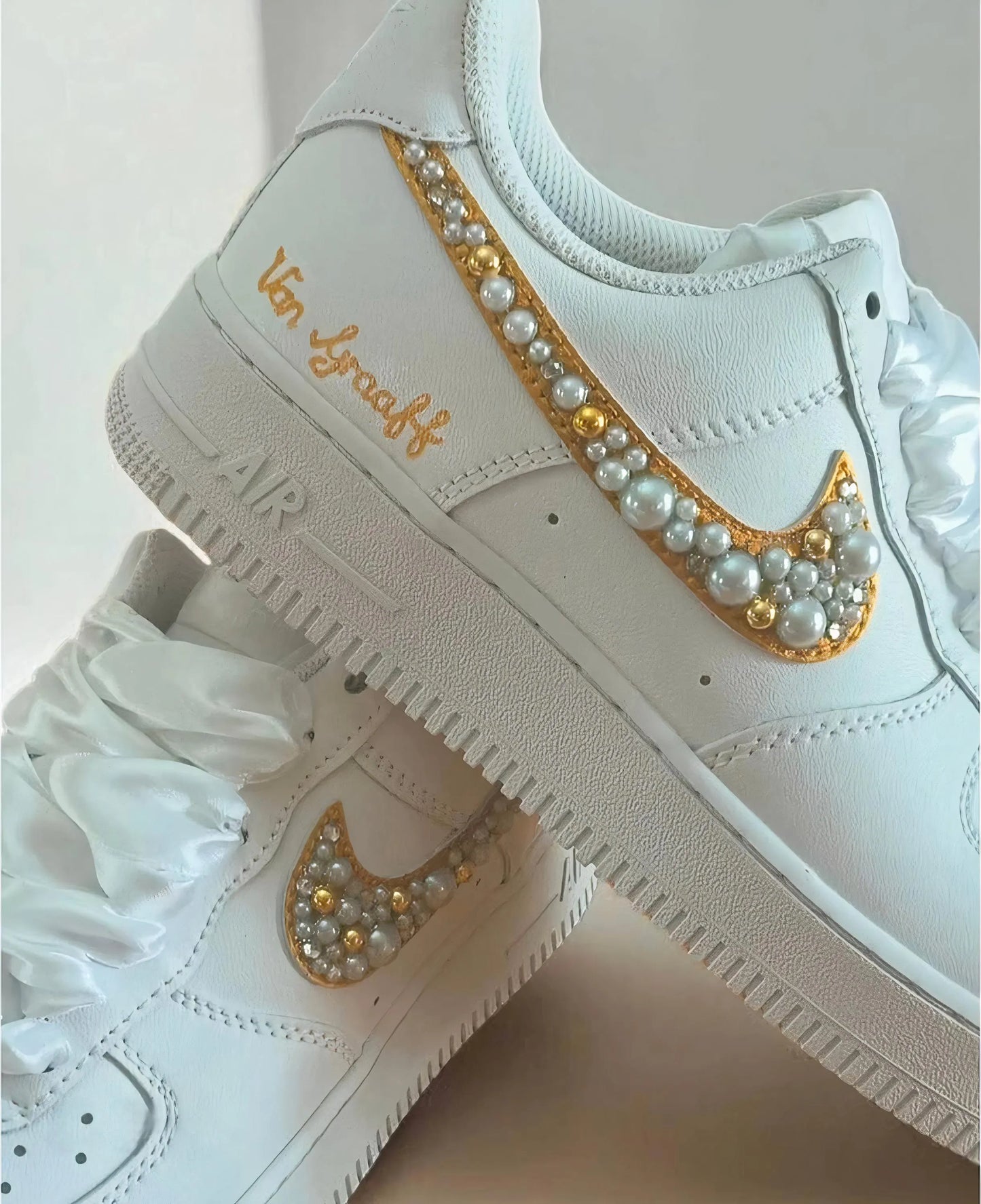 Personalized Wedding Sneakers – Custom Bride & Groom Shoes